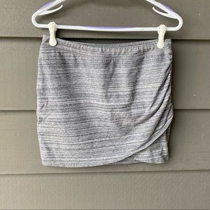 Garage gray and white tight skirt
